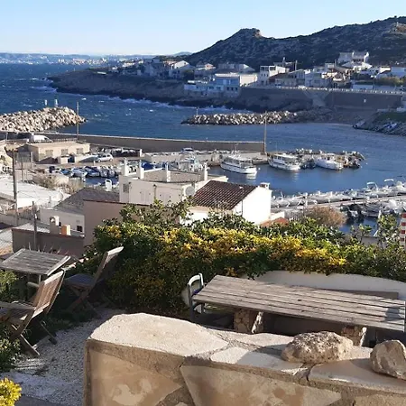 Cabanon Vue Et Calanques Les Goudes Marseille